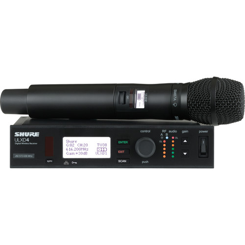 Shure ULX-D Digital Wireless Handheld Microphone Kit With KSM8 Capsule