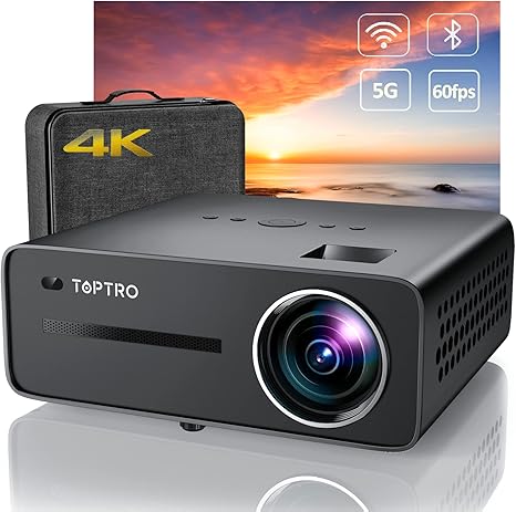 TOPTRO X5 5G WiFi Bluetooth Projector