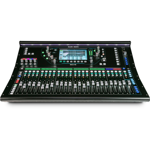 Allen & Heath SQ-6 48-Channel / 36-Bus Digital Mixer with 24+1 Motorized Faders