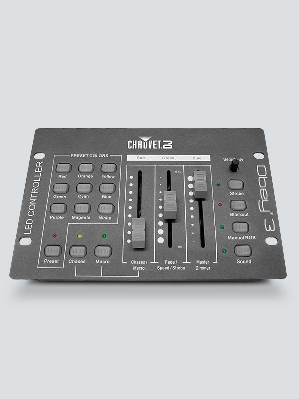 Chauvet DJ Obey 3 3-channel DMX Lighting Controller