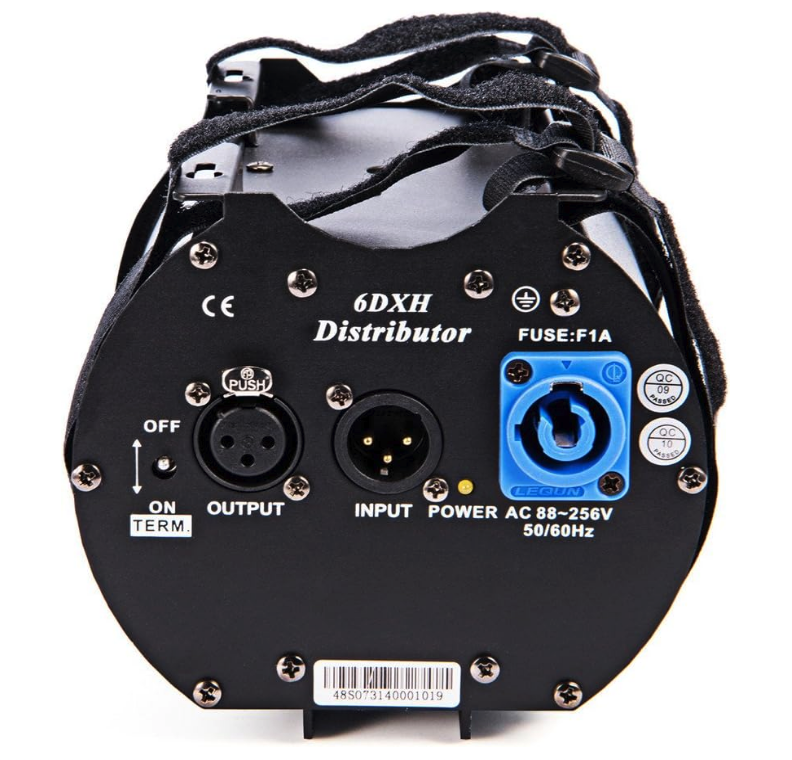 MFL. DMX Splitter with One Input 6-Way Distributor 3-Pin