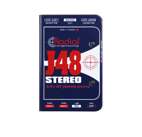 Radial J48 Stereo Active Instrument Direct Box