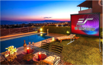 Elite Screens 120-INCH Projector Screen|Outdoor Indoor