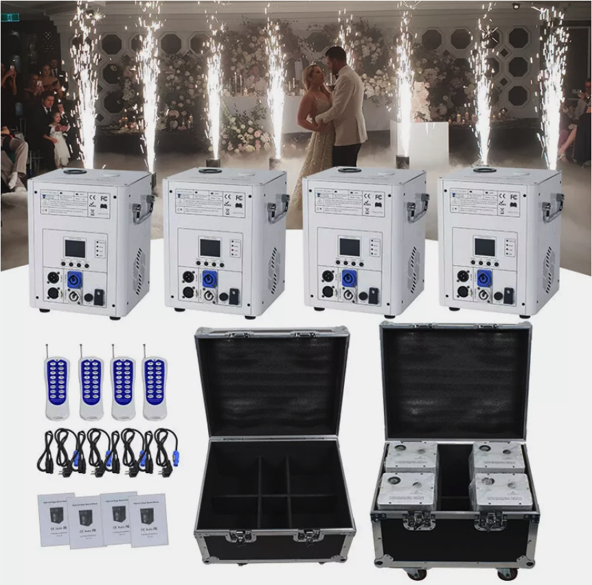 4PCS 750W Cold Spark Machine