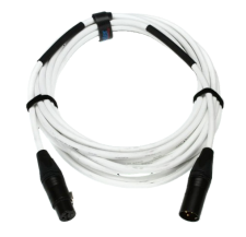 XLR Cable 20ft (3pin) White