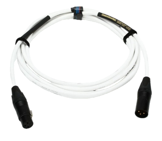 XLR Cable 10ft (3pin) White